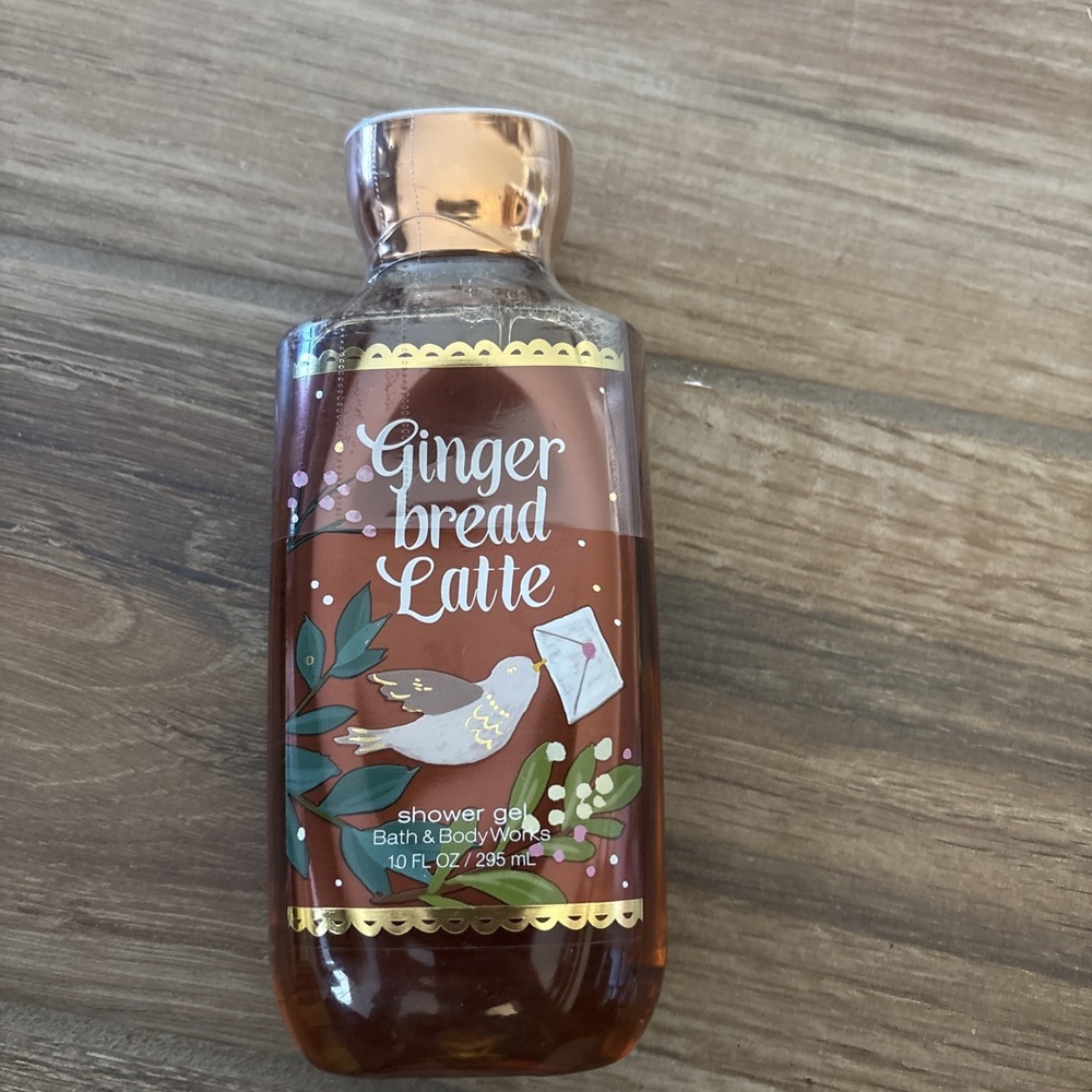Bath & Body Works GINGER BREAD LATTE Shower Gel Body Wash 10 fl. 0z. 295 mL New